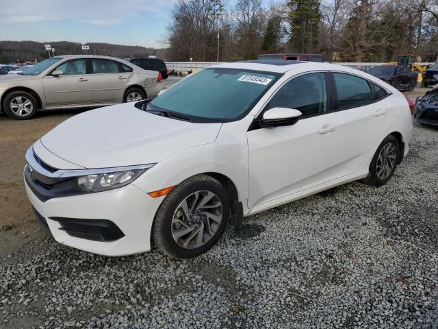 2HGFC2F76JH552313 - 2018 HONDA CIVIC EX WHITE photo 1