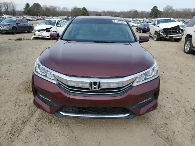 1HGCR2F78GA201735 - 2016 HONDA ACCORD EX RED photo 5