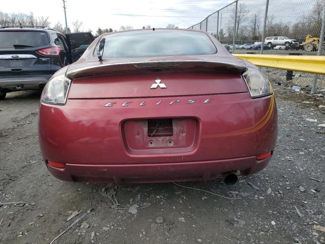 4A3AK24F56E018821 - 2006 MITSUBISHI ECLIPSE GS BURGUNDY photo 6