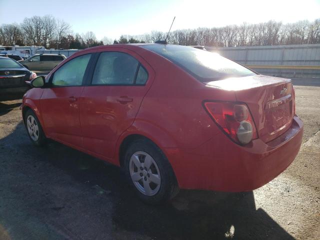 1G1JA5SHXG4152638 - 2016 CHEVROLET SONIC LS RED photo 2