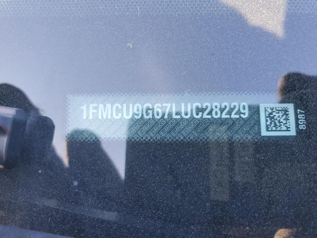 1FMCU9G67LUC28229 - 2020 FORD ESCAPE SE BLACK photo 13