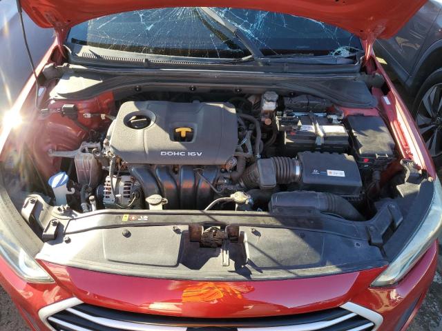 KMHD74LF8HU119368 - 2017 HYUNDAI ELANTRA SE RED photo 11