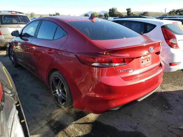 KMHD74LF8HU119368 - 2017 HYUNDAI ELANTRA SE RED photo 2