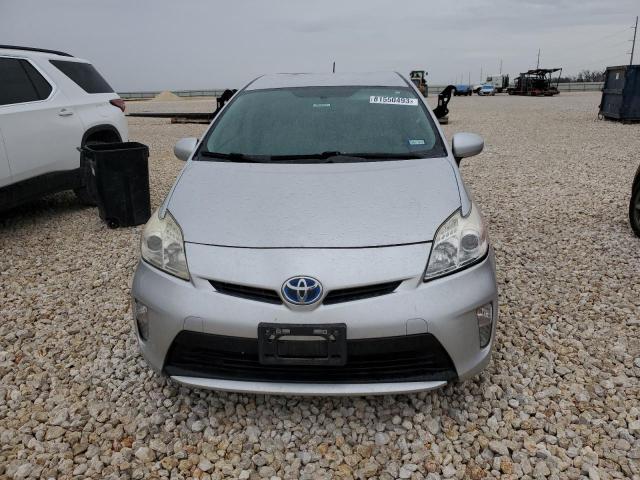 JTDKN3DU3C5515400 - 2012 TOYOTA PRIUS SILVER photo 5