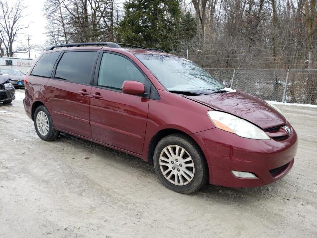 5TDZK22CX8S159136 - 2008 TOYOTA SIENNA XLE RED photo 4