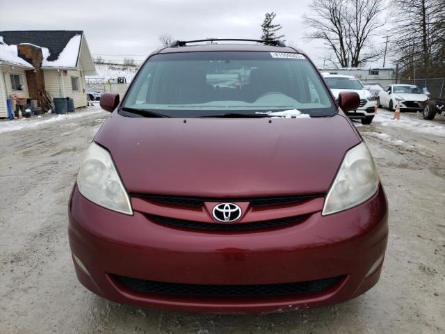 5TDZK22CX8S159136 - 2008 TOYOTA SIENNA XLE RED photo 5