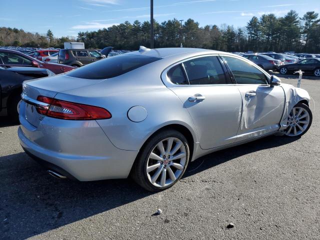 SAJWJ0EF4E8U17216 - 2014 JAGUAR XF SILVER photo 3