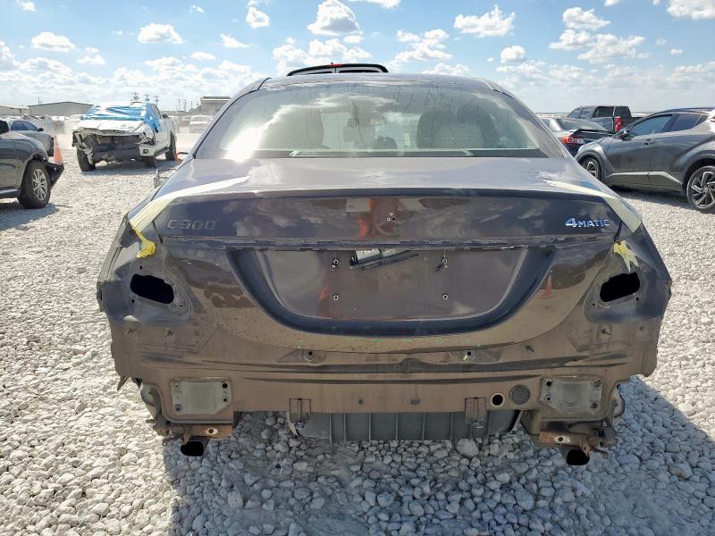 WDDWF4KB1GR143579 - 2016 MERCEDES-BENZ C 300 4MATIC BROWN photo 6