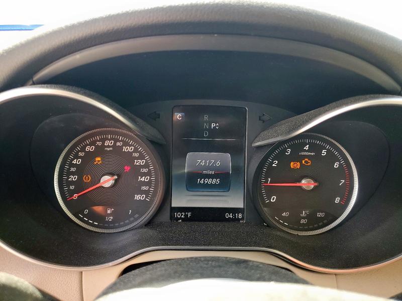 WDDWF4KB1GR143579 - 2016 MERCEDES-BENZ C 300 4MATIC BROWN photo 9