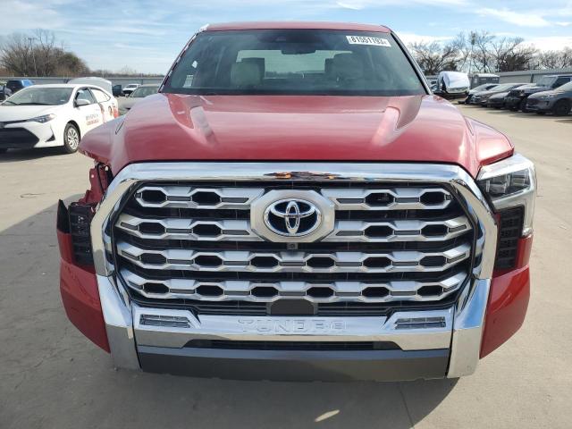 5TFMC5DB9PX035008 - 2023 TOYOTA TUNDRA CREWMAX PLATINUM RED photo 5