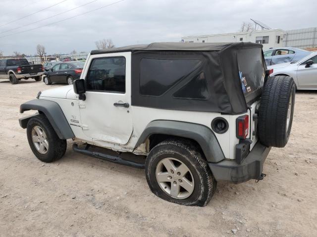 1J4AA2D10AL215615 - 2010 JEEP WRANGLER SPORT WHITE photo 2