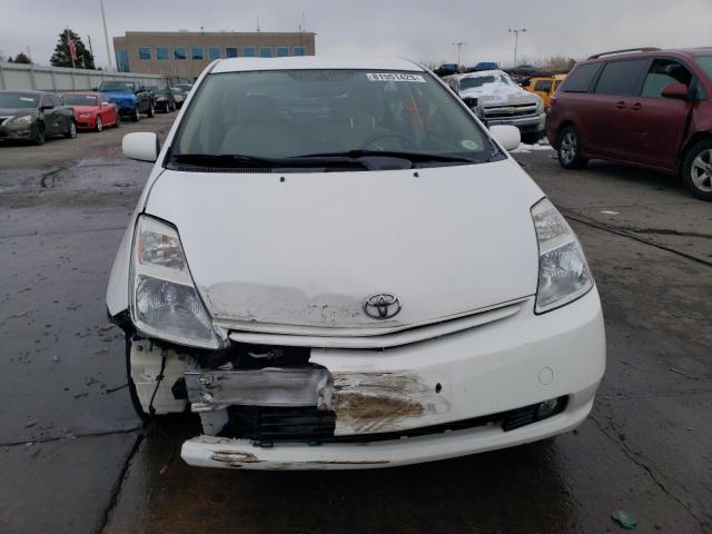 JTDKB20U840057151 - 2004 TOYOTA PRIUS WHITE photo 5