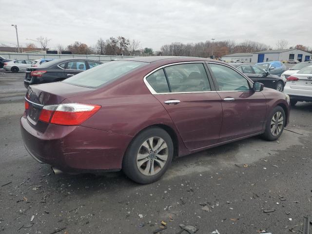 1HGCR2F3XEA280772 - 2014 HONDA ACCORD LX BURGUNDY photo 3