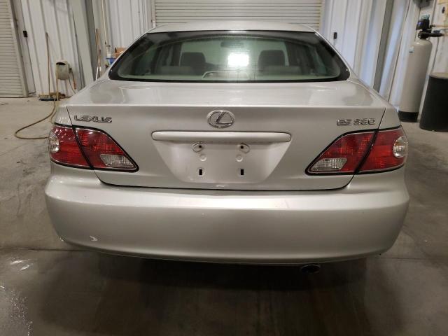 JTHBA30G745013422 - 2004 LEXUS ES 330 SILVER photo 6