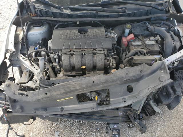 3N1AB7APXKY440662 - 2019 NISSAN SENTRA S 银色 照片 11