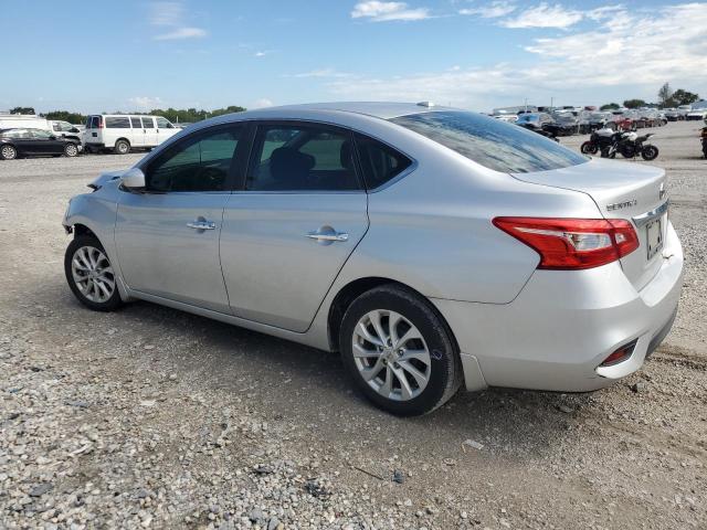 3N1AB7APXKY440662 - 2019 NISSAN SENTRA S 银色 照片 2