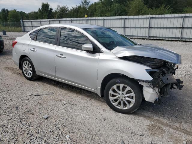 3N1AB7APXKY440662 - 2019 NISSAN SENTRA S 银色 照片 4