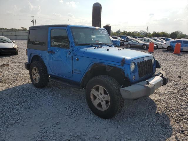 1C4AJWAG8FL585448 - 2015 JEEP WRANGLER SPORT 蓝色 照片 4