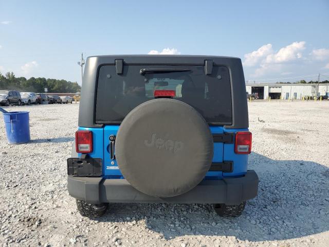 1C4AJWAG8FL585448 - 2015 JEEP WRANGLER SPORT 蓝色 照片 6
