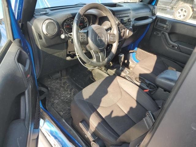1C4AJWAG8FL585448 - 2015 JEEP WRANGLER SPORT 蓝色 照片 8