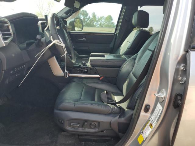 5TFNA5DB1RX190343 - 2024 TOYOTA TUNDRA CREWMAX PLATINUM Сріблястий фото 7