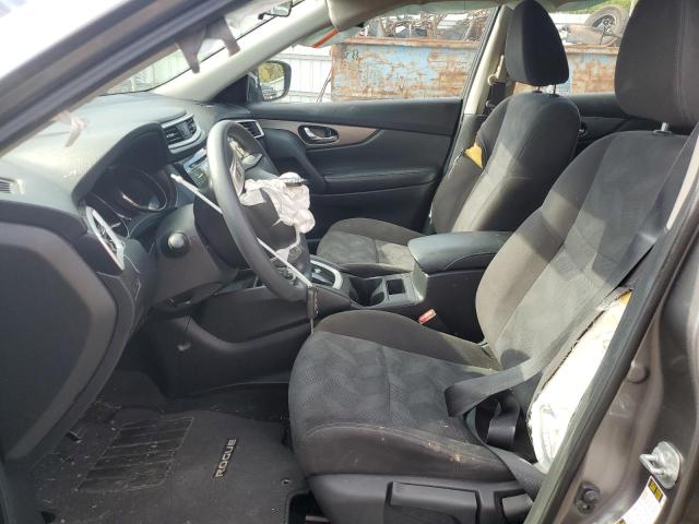 KNMAT2MV2FP521993 - 2015 NISSAN ROGUE S Сұр фото 7