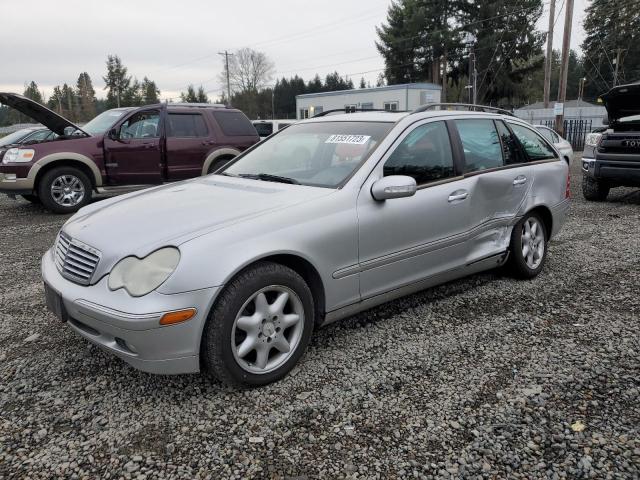 WDBRH81J34F471258 - 2004 MERCEDES-BENZ C 240 SPORTWAGON 4MATIC SILVER photo 1