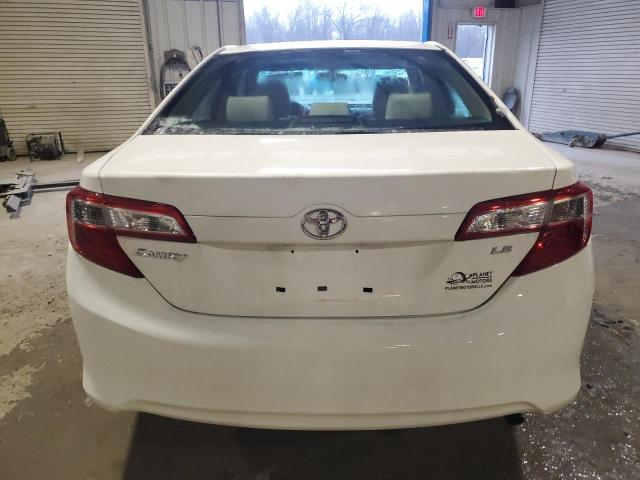 4T4BF1FK3DR316904 - 2013 TOYOTA CAMRY L WHITE photo 6