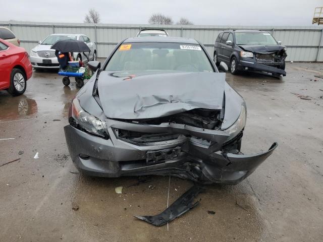 1HGCS22849A012568 - 2009 HONDA ACCORD EXL GRAY photo 5