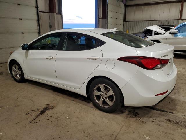 5NPDH4AEXFH568022 - 2015 HYUNDAI ELANTRA SE WHITE photo 2