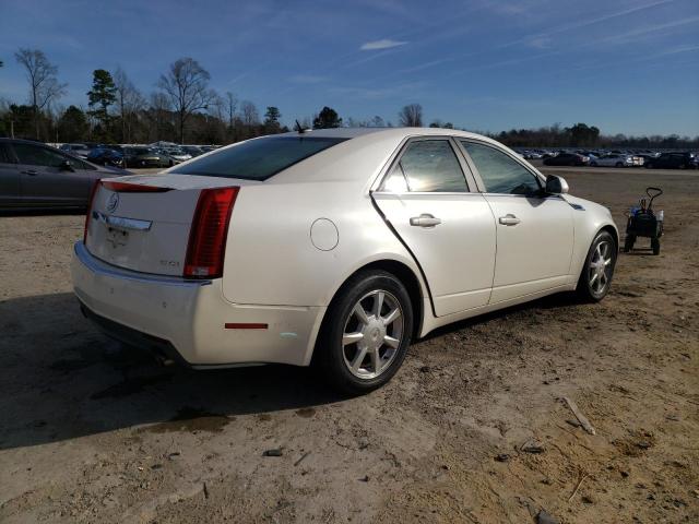 1G6DJ577880200783 - 2008 CADILLAC CTS WHITE photo 3