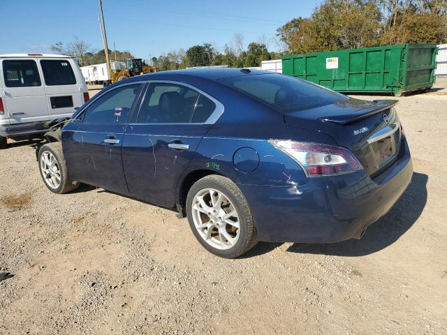 1N4AA5AP8EC912963 - 2014 NISSAN MAXIMA S BLUE photo 2