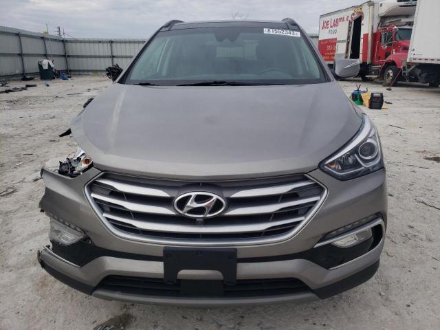 5XYZWDLA3JG566165 - 2018 HYUNDAI SANTA FE S GRAY photo 5