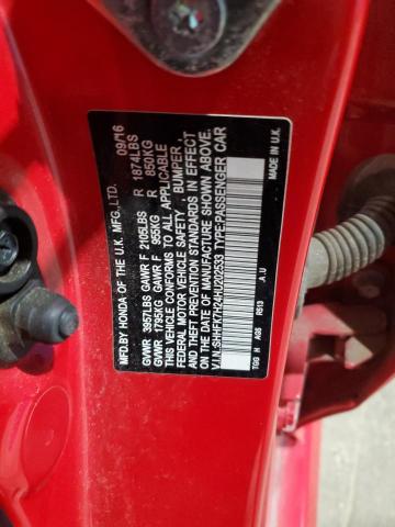 SHHFK7H24HU202533 - 2017 HONDA CIVIC LX 红色 照片 13