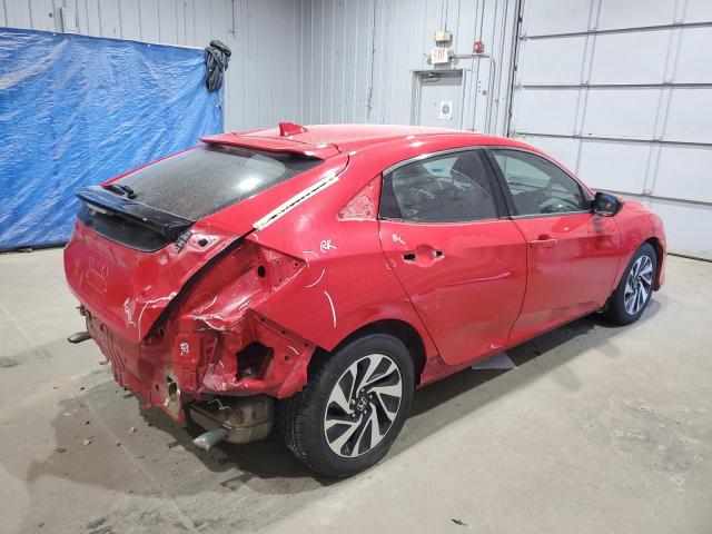 SHHFK7H24HU202533 - 2017 HONDA CIVIC LX 红色 照片 3