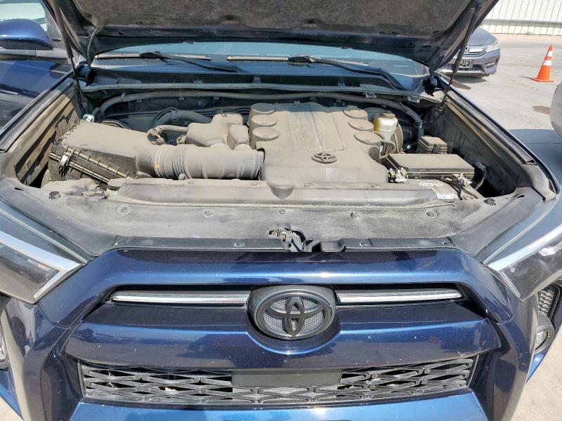 JTEFU5JRXM5250407 - 2021 TOYOTA 4RUNNER SR5 BLUE photo 12