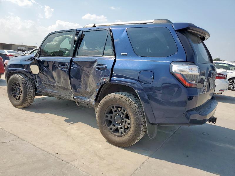 JTEFU5JRXM5250407 - 2021 TOYOTA 4RUNNER SR5 BLUE photo 2