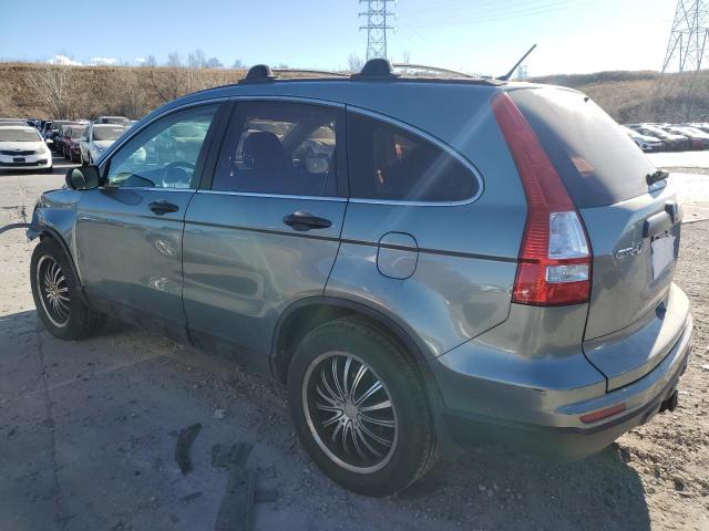 5J6RE4H34AL095686 - 2010 HONDA CR-V LX TEAL photo 2