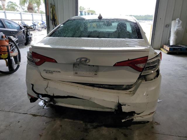 5NPE24AF7GH314591 - 2016 HYUNDAI SONATA SE WHITE photo 6