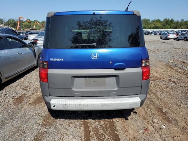5J6YH28564L016497 - 2004 HONDA ELEMENT EX ლურჯი ფოტო 6
