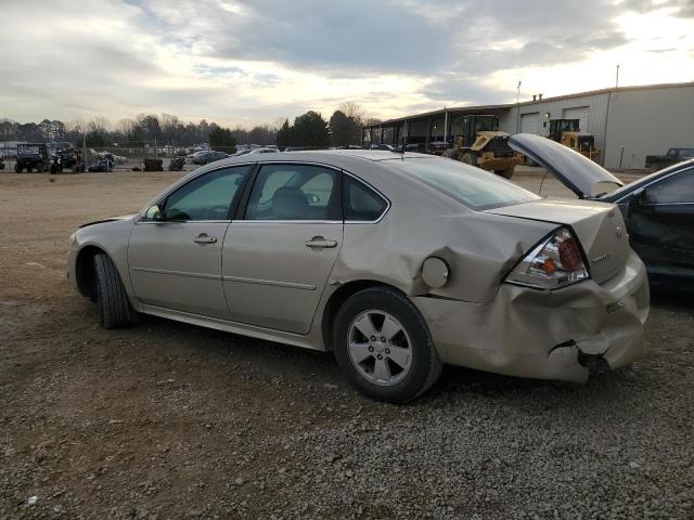 2G1WB5EK5A1200172 - 2010 CHEVROLET IMPALA LT TAN photo 2