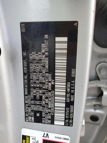 4T3ZK3BBXDU052433 - 2013 TOYOTA VENZA LE SILVER photo 13