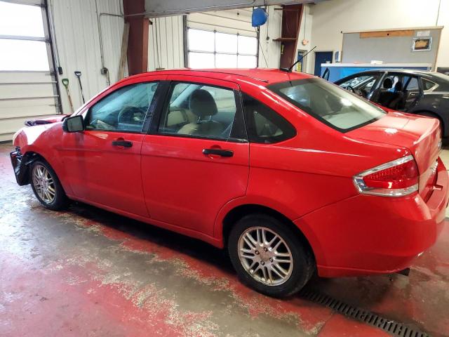 1FAHP35N68W156255 - 2008 FORD FOCUS SE RED photo 2