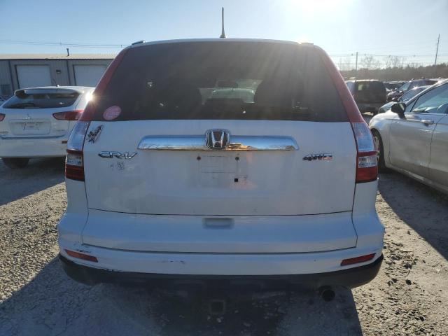 5J6RE4H50AL004494 - 2010 HONDA CR-V EX WHITE photo 6