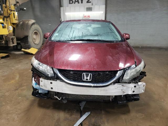 19XFB2F81DE068351 - 2013 HONDA CIVIC EX BURGUNDY photo 5