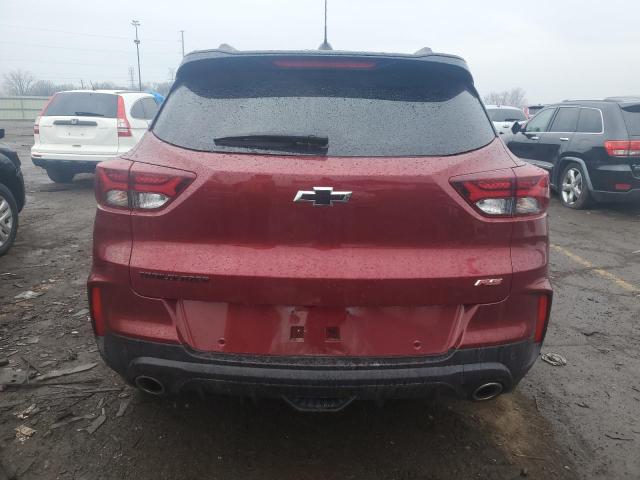 KL79MTSL4NB078875 - 2022 CHEVROLET TRAILBLAZE RS RED photo 6