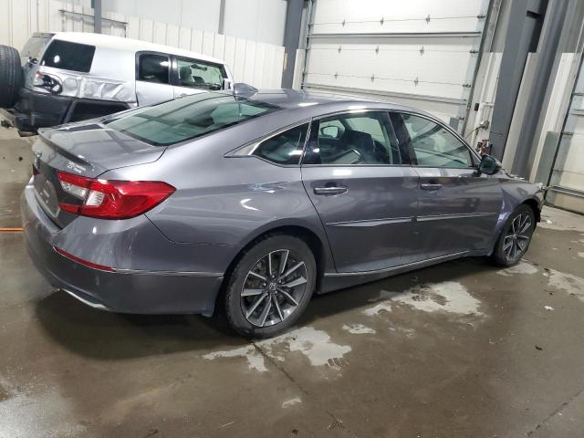 1HGCV1F58MA122274 - 2021 HONDA ACCORD EXL GRAY photo 3