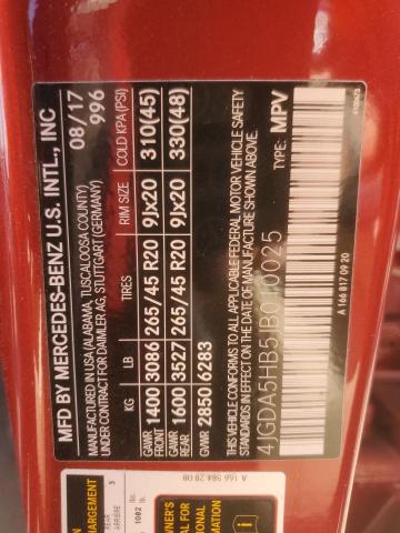 4JGDA5HB5JB010025 - 2018 MERCEDES-BENZ GLE 350 4MATIC BURGUNDY photo 13