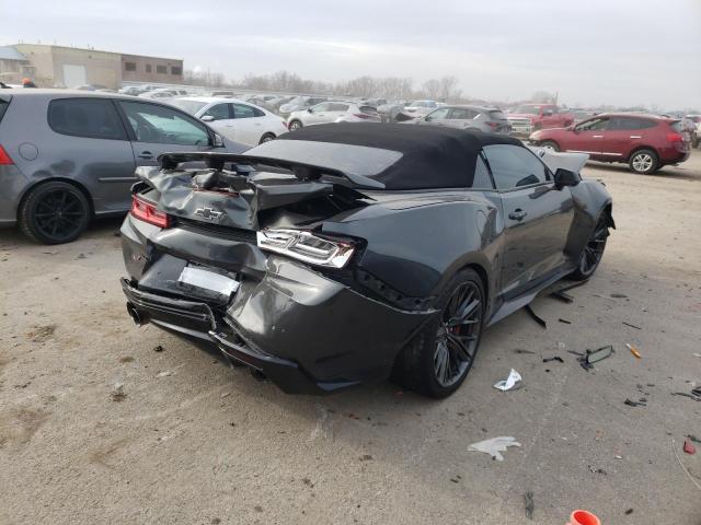 1G1FK3D63H0149897 - 2017 CHEVROLET CAMARO ZL1 GRAY photo 3