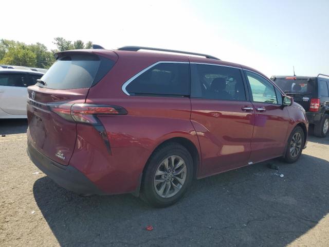5TDYSKFC0NS052081 - 2022 TOYOTA SIENNA XLE 红色 照片 3